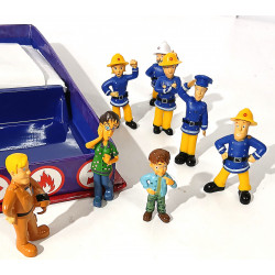 Livre Sam le Pompier - comptines et figurines - phidal