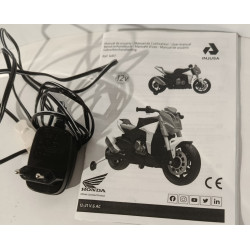 Moto électrique Honda CBR 12V rouge