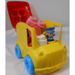 Bus Clementoni Clemmy + Personnage et 10 cubes souples