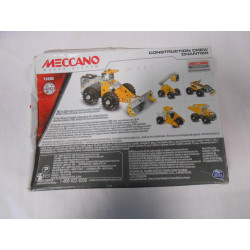 Coffret Meccano 5 Modèles Engins Chantier 15203