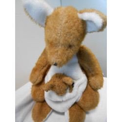 Grande Peluche Kangourou et son Petit