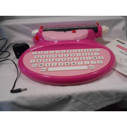 Mehano - E118BA - Machine à écrire Barbie électronique : : Jeux et  Jouets