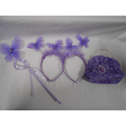 Lot accessoires de fée violets
