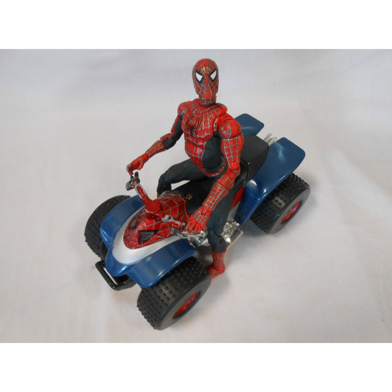 Figurine articulée et quad Spiderman