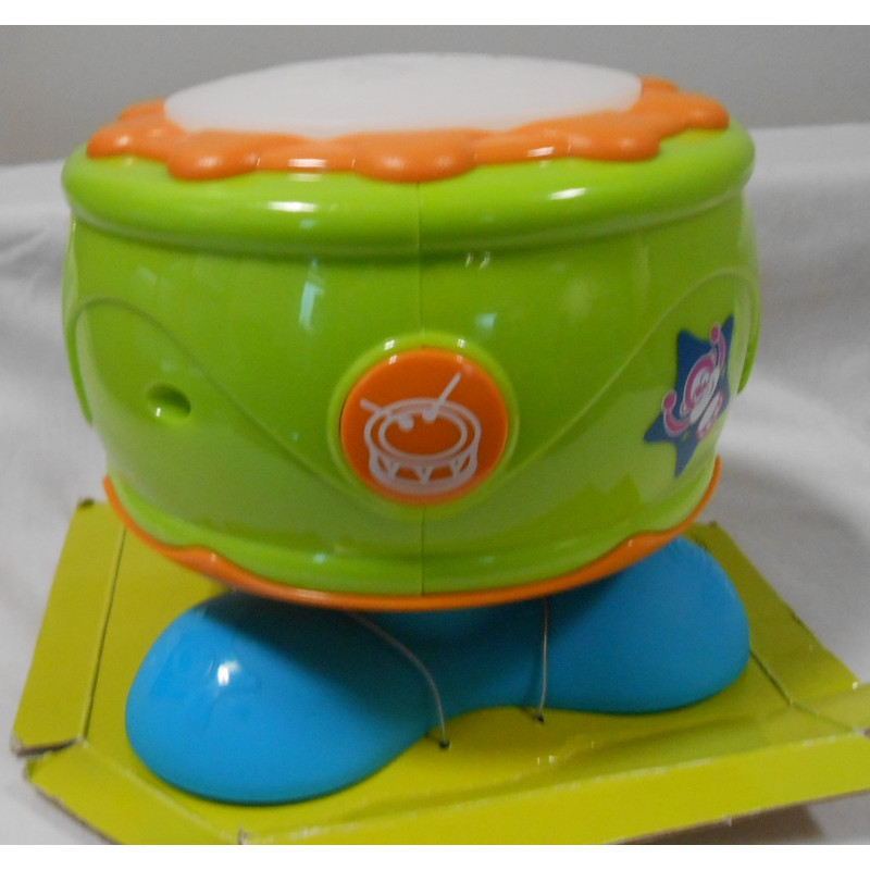 aternee Tambour à Main Pour Bébé Avec Lumière Et Son Funny Instruments Toys  Macaron Color Couleur macaron