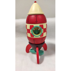 Fusée en bois aimantée Janod