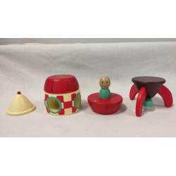 Fusée en bois aimantée Janod