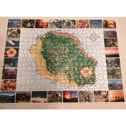 Puzzle 500 pièces île de la Réunion