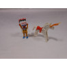 Playmobil grand chef indien à cheval