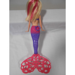 Poupée Barbie sirène bulle magique