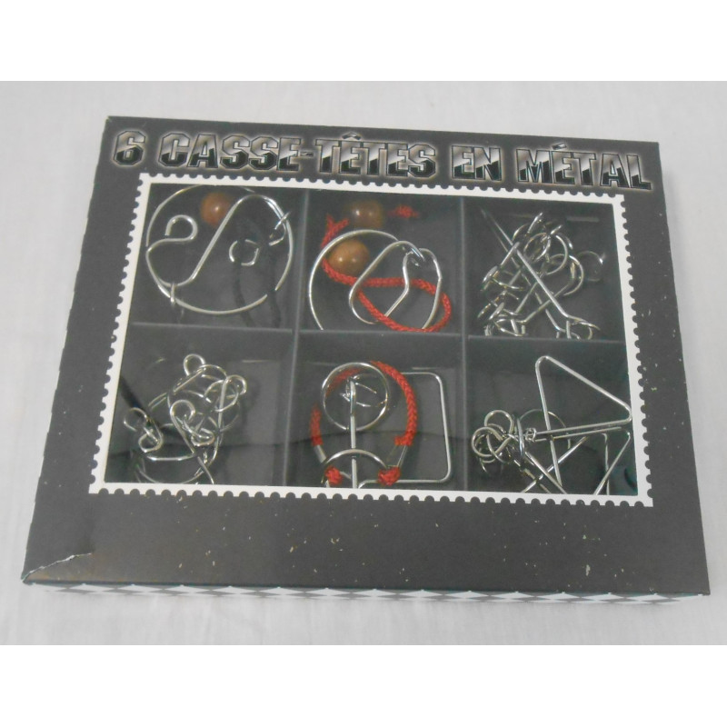 6 Casse-tête en métal